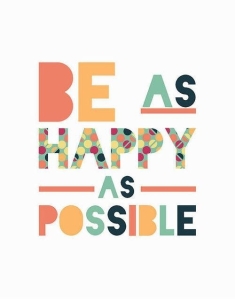be as happy